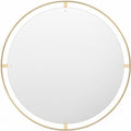 Thumbnail photo of Nimbus Mirror Ø110, Polished Brass - Full Body Mirrors - Krøyer-setter-lassen - Gold