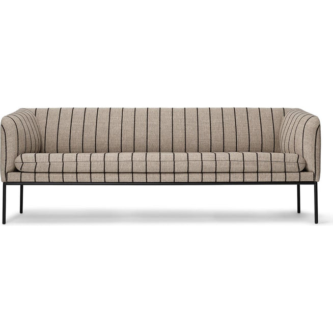 Photo of Turn Sofa / 3-seater - 3 Personers Sofa - Black - Pasadena - Sand/black - W200 X H73,5 X D75,5 X Sh42 Cm