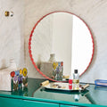 Thumbnail photo of Arcs Mirror, Rectangle, Small