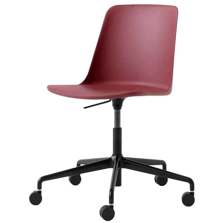 Rely Hw28 Office Chair Red Brown, Black Base