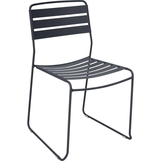 Photo of Surprising Chair - Anthracite - Outdoor dining chairs - Metal