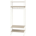 Thumbnail photo of String Golvgavel 200, Beige, 2-pack - Hyllsystem - Nils Strinning - Beige - Metall