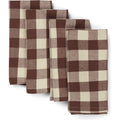 Thumbnail photo of Bothy Check Cloth Napkins - Set of 4 - Cloth Napkins - Cinnamon/grey Green - W40 x D1 x H40 cm