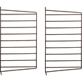 Thumbnail photo of String Wall Rack 50 X 30 cm, Brown, 2-pack - Shelving - Nils Strinning - Brown - Metal