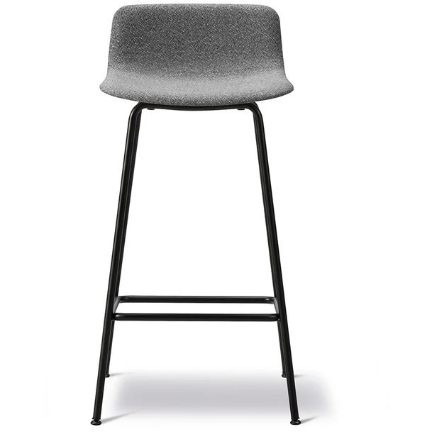 Photo of Pato 4 Leg Stool 4317 By Welling/ludvik - Full Upholstery - Barstol - Hallingdal 130 - W44,5 X D46,5 X H83 X Sh69 Cm