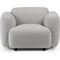 Thumbnail photo of Swell Armchair - Lds08 - Armchairs - Jonas Wagell - Grey - Wood/textile/foam