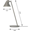 Thumbnail photo of Njp Mini Bordlampe Taupe