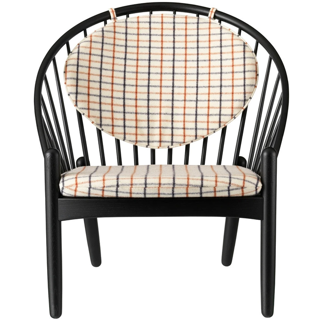 Photo of Poul M. Volther Armchair - J166 Jørna - Black/beige