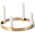 Thumbnail photo of Candle Holder Circle - Lysestage - Small - Brass - Ø25