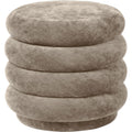 Thumbnail photo of Pouf Round - Puf - Beige - Ø: 47.5 X H: 45 Cm