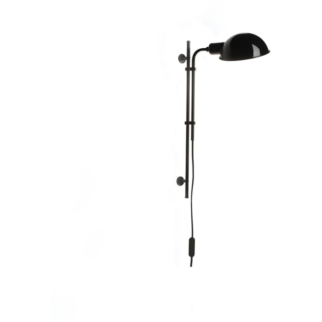 Photo of Funiculi A - Black - Wall Lamps - Lluís Porqueras - Black