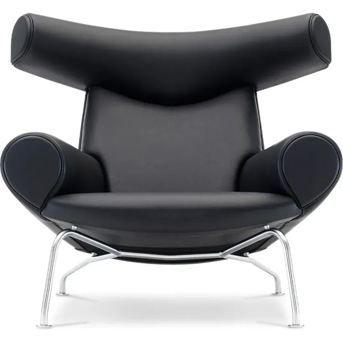 Photo of Wegner Ox Armchair Leather Max