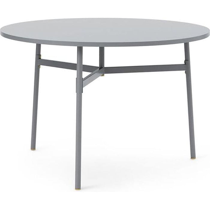 Photo of Union Table - Round - Dining Table - Grey - Ø110 - Ø: 110 x H: 74.5 cm
