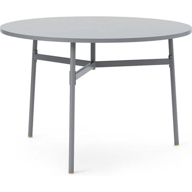 Photo of Union Table - Round - Dining Table - Grey - Ø: 110 x H: 74.5 cm