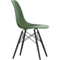 Eames Plastic Chair Dsw - 48 Forest/black Maple - Matstolar - Charles & Ray Eames - Grön - Metall/trä/plast