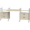Thumbnail photo of String Headboard 85, Black, 2-pack - Shelving - Nils Strinning - Black - Metal