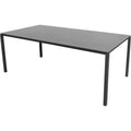Thumbnail photo of Pure Table - 200x100 - Dining table - Frame: White Aluminium / Table top: Basalt grey ceramic - W: 200 x D: 100 x H: 73 cm