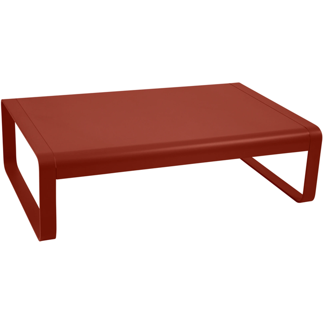 Photo of Bellevie Low Table Red Ochre - Småbord & Sidobord Utomhus - Pagnon & Pelhaître - Röd - Metall