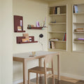 Thumbnail photo of Folded Shelves Small, Blue Grey - Vägghyllor - Johan Van Hengel - Svart - Metall