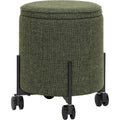 Thumbnail photo of Contains small pouf