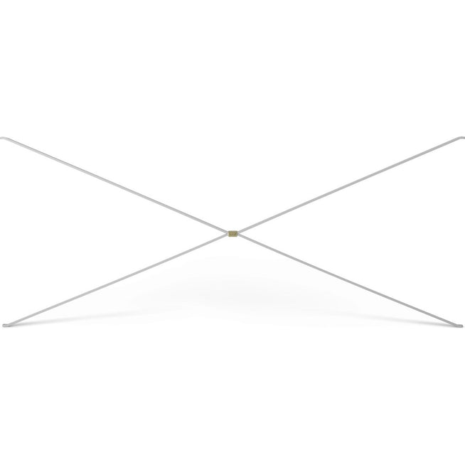 Photo of Punctual | Cross - Reolsystem - Light Grey - W93 X D1,6 X H40 Cm