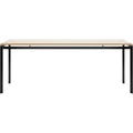 Pk52 Professor Table from Carl Hansen & Søn (black (powder coated), Oak, White oiled)