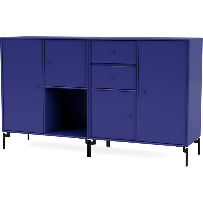 Photo of Couple Sideboard - Monarch / Black Legs - Sideboards - Peter J. Lassen - Blå - Mdf