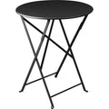 Bistro Table Ø 60 cm, Liquorice - Small Table & Side Table Outdoor - Black - Metal