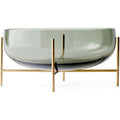 Thumbnail photo of Echasse Series - Bowl Smoke/brushed Brass, Large - Serveringsskålar - Theresa Rand - Glas/metall