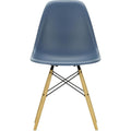 Eames Plastic Chair Dsw - 83 Sea Blue - Golden Maple - Matstolar - Charles & Ray Eames - Blå - Metall/trä/plast