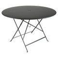 Thumbnail photo of Bistro Table Ø 117 cm, Liquorice - Outdoor dining table - Black - Metal