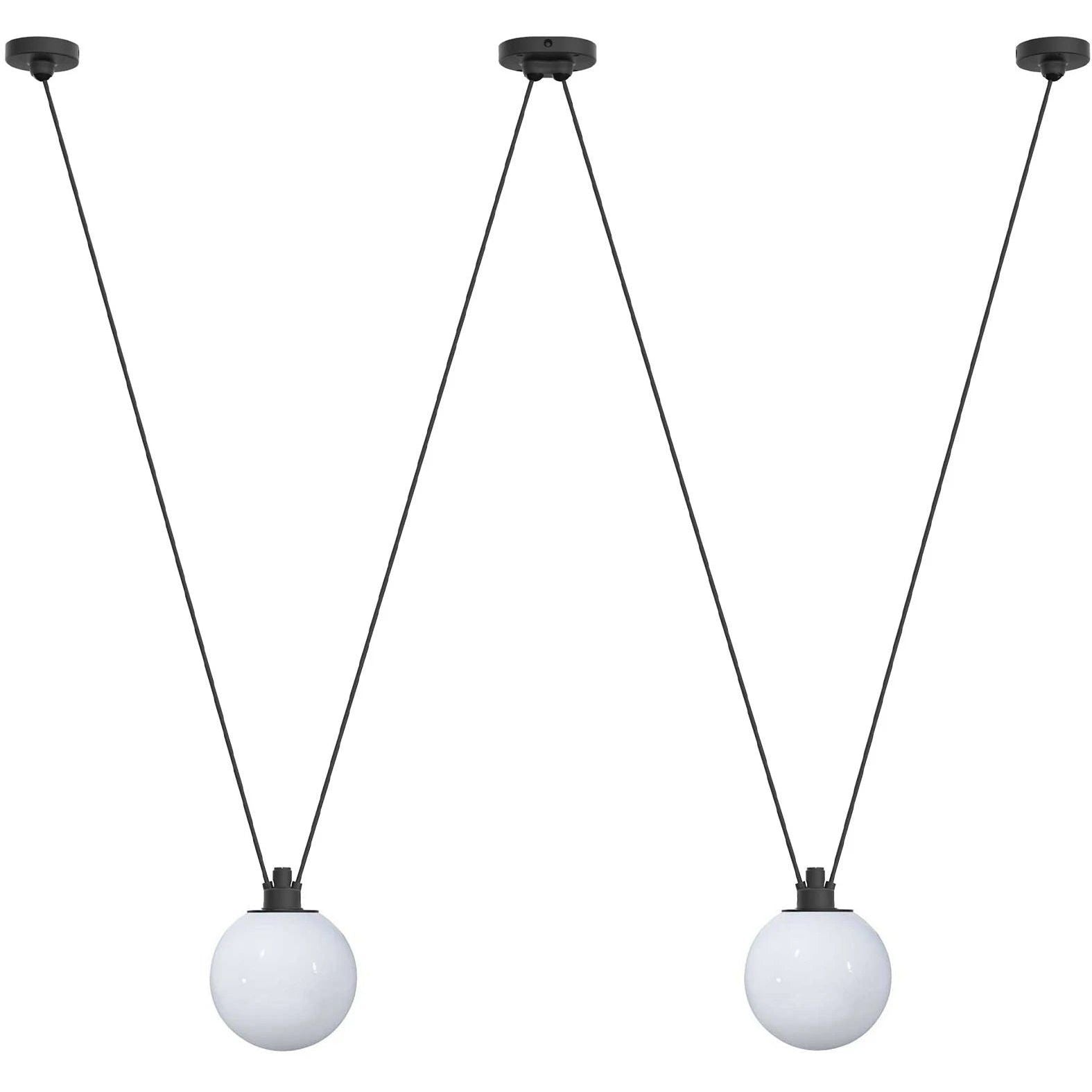 Les Acrobates de Gras No 324 - Glass Ball Pendant Lamp