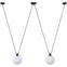 Les Acrobates de Gras No 324 - Glass Ball Pendant Lamp