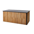 Thumbnail photo of Combine Cushion Box - Cushion Box - Teak w. Lava Grey Aluminium