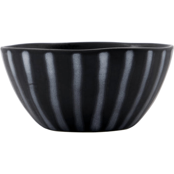 Photo of Line Dish Black/Brown Set of 6 Pieces