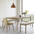 Thumbnail photo of Linear Wood Table 140 cm, Oak - Dining Table - Thomas Bentzen - Wood Coloured - Wood