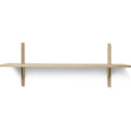 Thumbnail photo of Sector Shelf - Hylde - Eg/messing - S/w - W: 87 X D: 26,1 X H: 34 Cm