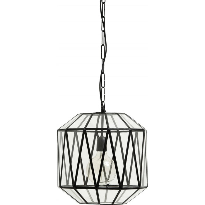 Photo of Ate Hanging Lamp Glass Triangles - Black