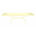 Thumbnail photo of Roman Table 200/300X100CM Frosted Lemon A6 - Outdoor Dining Table - Yellow - Metal