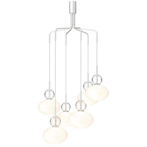 Photo of Rizzatto Cluster 6 Chandelier Satin