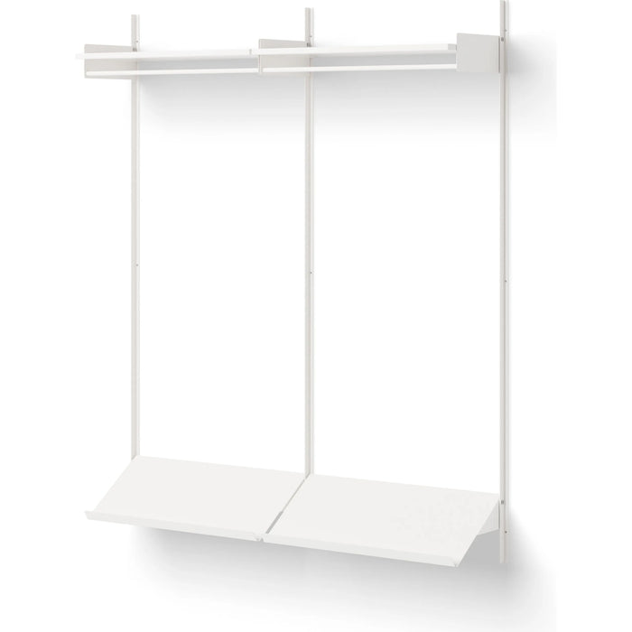 Photo of New Works Wardrobe Shelf 2 - Reolsystem - White / White - H190 X W163,5 X D35,5 Cm