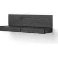 Thumbnail photo of Tana Wall Mounted Media Module - Hylde - Black Stained Oak - H40,6 X W130 X D35,2 Cm
