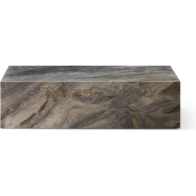 Photo of Plinth Low Black Marble - Soffbord - Norm Architects - Svart - Trä/sten