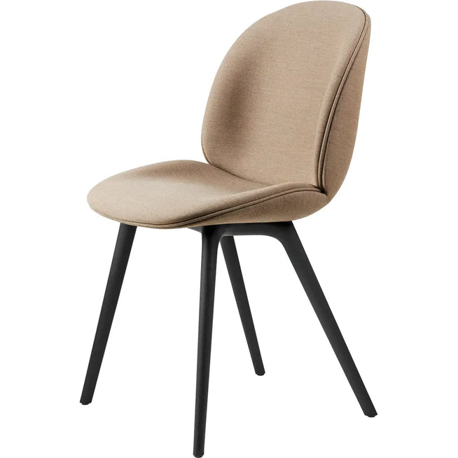Photo of Beetle Dining Chair, Fully Upholstered, Plastic Base
