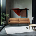Outline Sofa 3-seater, Silk Leather Cognac - Soffor - Anderssen & Voll - Brun