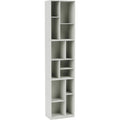 Thumbnail photo of Loom Slim Bookcase - Plinth H3 Cm - Nordic - Grey - Mdf