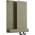 Thumbnail photo of Folded Shelves Xs, Olive - Wall shelves - Johan van Hengel - Black - Metal