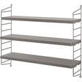 Thumbnail photo of String Pocket, Grey - Wall shelves - Nils Strinning - Wood-coloured, white - Metal/wood
