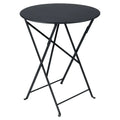 Bistro Table Ø 60 cm - Anthracite - Small Tables & Side Tables Outdoor - Grey - Metal