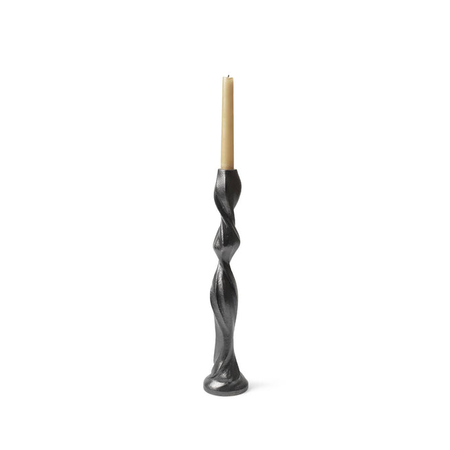 Photo of Gale Candle Holder Large H: 37,5 Cm - Blackened Aluminium